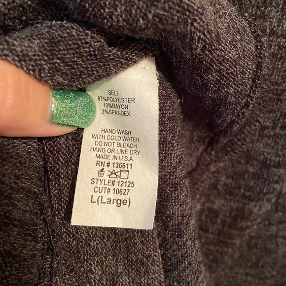 Charcoal Tunic with Hidden Pockets - Picture 8 of 9